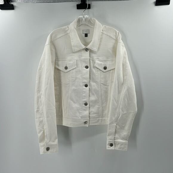 Lauren Ralph Lauren Denim Jacket - White Wash - XL - New with tags - Picture 1 of 6